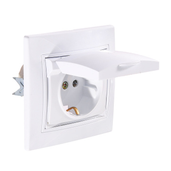 Выключатель Intro Plano СП 1кл. белый 10А-250В IP20 1-101-01