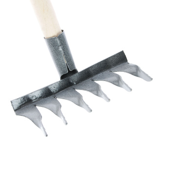 Грабли витые 6-зуб с малым деревянным черенком Н.Новгород *10