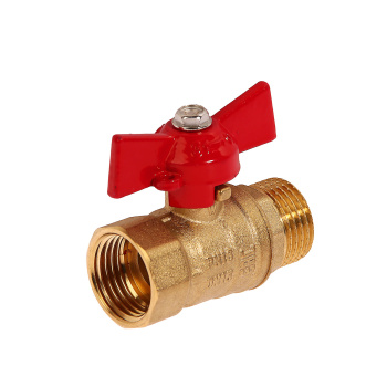 Кран шаровый 1/2" (Ø15) М/П бабочка STI 11Б27п1 (465) *1/160