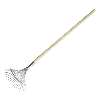 Грабли веерные 18-зуб пластинчатые оцинкованные с черенком Н.Новгород *10