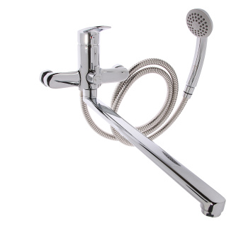 Смеситель для ванны Milardo Horizont, длинный излив, однорычажный