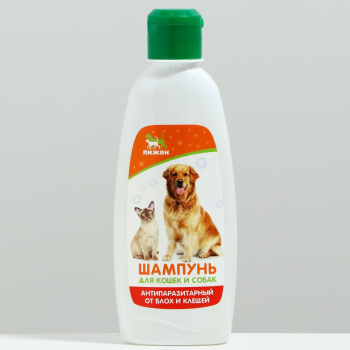 Шампунь "Пижон" антипаразитарный от блох и клещей, для кошек и собак, 250 мл  2850604