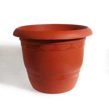 Кашпо пластм. "Toprak" 23,0л d верха 330мм h300мм с поддоном Терракот А5260тр (Копейск)   *1/5