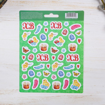 Наклейки для декорирования яиц «Пасхальный», 12,5 х 16 см   4515725