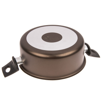 Кастрюля алюм.а/приг. Jarko "MERLETTO" 3,5л d22см Стек.кр. JMr-222-11  *1/4