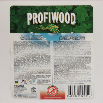 Состав огнебиозащитный  5 кг PROFIWOOD 1-я группа ББ-11 красный концентрат *1120