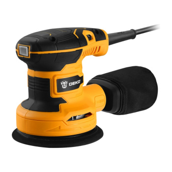 Шлифмашина эксцентриковая 400Вт 125мм 7000-14000об/м ампл. колеб. 2,0мм DKG400-125 DEKO *1/10