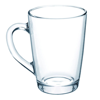 Кружка стекло 300мл Капучино без рисунка 07с1334/L4693 *20