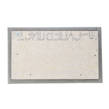 Люк ревизионный под плитку 500х300 на петле окраш металл D5030 ceramo steel *1