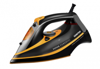 Утюг с отпар. 3000Вт Centek СТ-2358 Yellow керамич. подошва, паровой удар 190г/мин, автоотклю*1/6