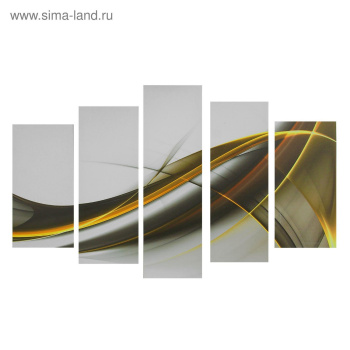 Картина модульная на подрамнике "3D линии" 80*140 см  1224159