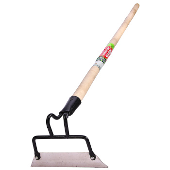 Тяпка нерж/сталь раб часть 200*80 с дер/полир чер "МОЛОДОСТЬ МОЯ" (1345-Ч) ЦИ  *1/5/72