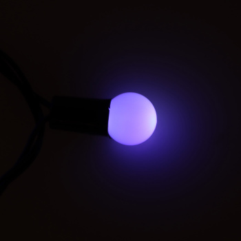 Гирлянда «Нить» Luazon Lighting, 10 м, мигание, бело-синий, шарики 1.5 см, 100 LED, IP44, 220 В Гирлянда «Нить» Luazon Lighting, 10 м, мигание, бело-синий, шарики 1.5 см, 100 LED, IP44, 220 В