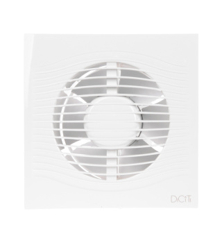 Вентилятор 125 SLIM 5С ERA (Ø125мм, обратный клапан, 140м3/ч 180*180мм) *1