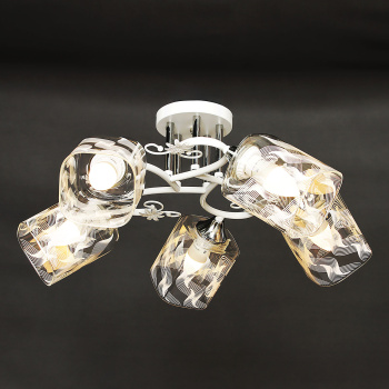 Люстра N4073/5 5*40W E27 (q-580;h-240) S=20м2 VERNER LIGHTING *1