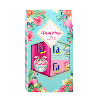 Набор Fa Фламинго + 2мыла 1.000 шт