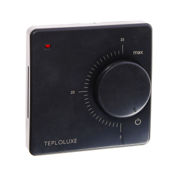 Терморегулятор Теплолюкс LC 001, механический, черный