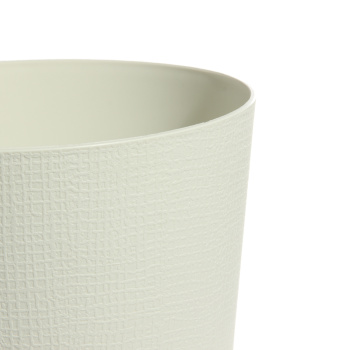 Кашпо пластм. "Le Parterre" 1,4л d верха 150мм h135мм с поддоном Кремовый 203-6 (Tek.A.Tek)*1/24