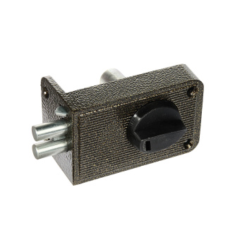 Замок накладной Зенит ЗН 2-3 бронза, автоматическ.запирание Димитровград *1/16