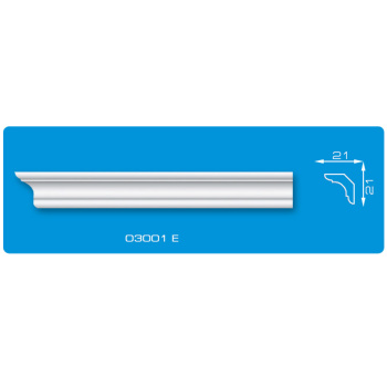 Плинтус потолочный  "Формат"  03001Е 2,0м 21*21  *210