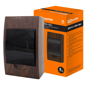 Бокс ЩРН-П-4мод. IP40 "Эко" бук, навесной пластик TDM SQ0901-0019 *1/20 Бокс ЩРН-П-4мод. IP40 "Эко" бук, навесной пластик TDM SQ0901-0019 *1/20