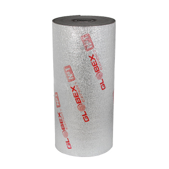 Утеплитель фольгированный для бань и саун, Globex ЛФ, 5 мм, оранжевый, 1 м