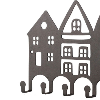 Ключница металлическая ЧЕРНЫЙ КЁНИГ №12 310х195х20мм *1/6