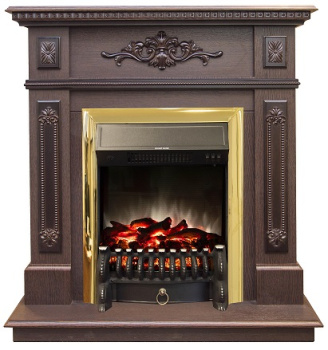 Каминокомплект (портал) LILIAN STD/EUG DN + (очаг) FOBOS LUX