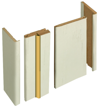 Коробка ПВХ телескопическая ДУБ ПЛОМБИР 80*2050мм с УПЛОТНИТЕЛЕМ BROZEX-WOOD *2