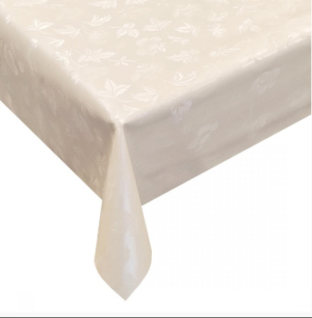 яяяСкатерть клеёнка атласная с тиснением 140 х 100см "Star" Шампань, рис.:"микс" "Dekorama" *1/20