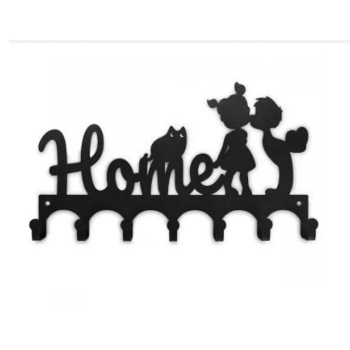 Ключница металлическая ЧЕРНЫЙ ПЕРВАЯ ЛЮБОВЬ №11 310х170х20мм *1/6