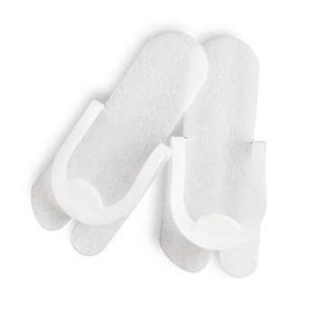 Тапочки пенополиэтилен 3мм (фас 25 пар цена за пару) белый White line 4146275