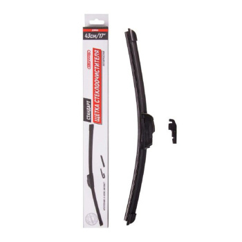 яяяЩетка стеклоочистителя SKYWAY стандарт, 43 см, 17", бескаркасная 3252479