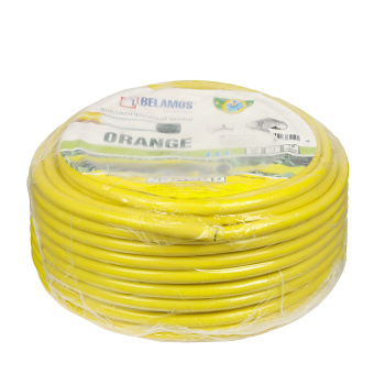 Шланг поливочный 50 м Belamos Orange, ПВХ, 1/2", армированный, желтый Шланг поливочный 50 м Belamos Orange, ПВХ, 1/2", армированный, желтый