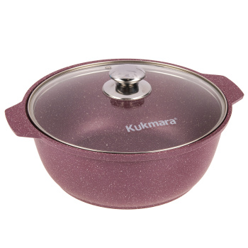 Кастрюля алюм. литая а/приг. Kukmara "Trendy style" Mystery "жаровня" 4,0л Ст.кр. ж41tsm *1/4 Кастрюля алюм. литая а/приг. Kukmara "Trendy style" Mystery "жаровня" 4,0л Ст.кр. ж41tsm *1/4