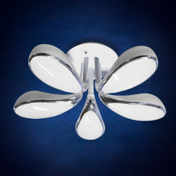 Люстра Verner Lighting 8510-5, 15 Вт, 3 режима, пульт д/у, белый