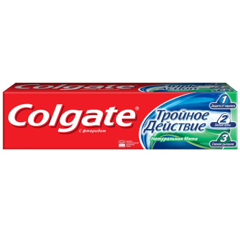 З/паста КОЛГЕЙТ Тройное действие "Натуральная мята" 100мл *12/48