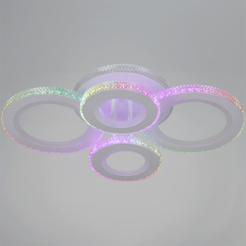 Светильник потолочный светодиодный 23062-0.3-2+2A  LED 82W 3000-6500К ПДУ+диммер S=16м2    *1 Светильник потолочный светодиодный 23062-0.3-2+2A  LED 82W 3000-6500К ПДУ+диммер S=16м2    *1