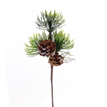 Ветка хвойная "Снежная ветвь" 20 см