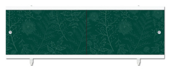 Экран под ванну "Ультра легкий" Тёмно-зелёный 1,68м *2