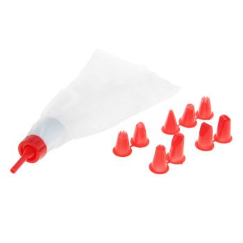 яяяМешок кондитерский "Помощник" 10 насадок 28х19х3 (743635) *1/100