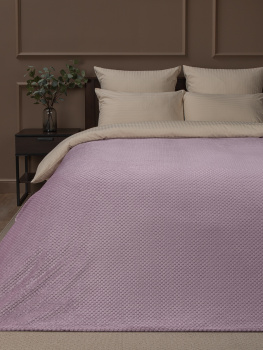 Плед 150*200см фланель жаккард r-ромбики сиреневый TF FNJ LI-BE3(LTLI1) 049/1520 Absolute *1