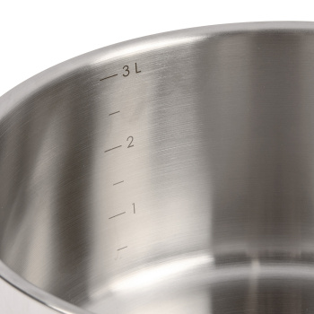 Кастрюля нерж. "Kukmara" "Safia" 3,0л Стекл.кр., d дна185мм SF-CA3020G *1/4 Кастрюля нерж. "Kukmara" "Safia" 3,0л Стекл.кр., d дна185мм SF-CA3020G *1/4