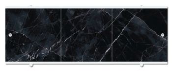 Экран под ванну "Премиум А" (АЛЮМ. РАМА) Графитовый 1,48м *2