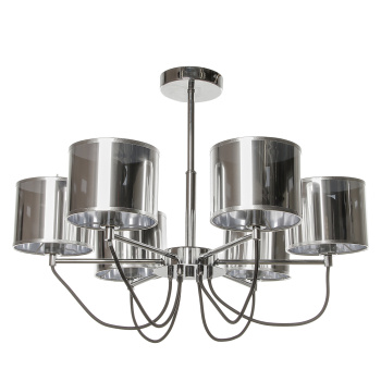Люстра MW-Light, E14, 6 ламп, 40 Вт, цвет хром