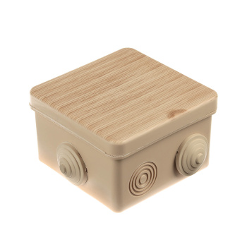 Коробка распаячная 7 вх. ОП 80х80х50мм IP54 сосна TDM SQ1401-0712 инд. штр-код *1/32