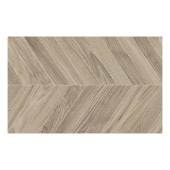 Плитка 40х25 см настенная 1.4 м² Шахтинская плитка Муза, бежевый, дерево "елочка"