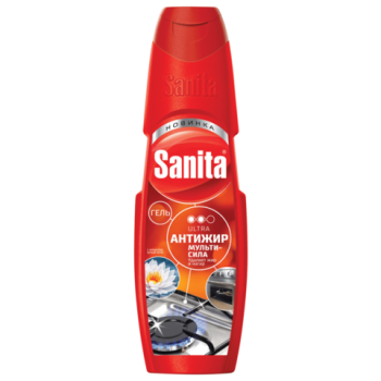 Чист.ср-во для плит Антижир Мультисила 500мл гель САНИТА (8486/13602/21059/23013) *21*