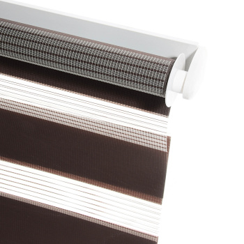 Рулонная штора Legrand День и ночь, 52х160 см, коричневый