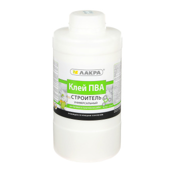 Клей ПВА Лакра "Строитель", 2.3 кг, универсальный